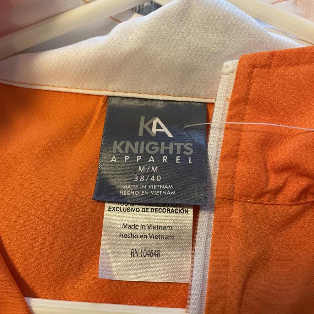 Tennessee Volunteers Vols Knights Apparel Jacket Men's Orange/White NWT Medium - Picture 5 of 7